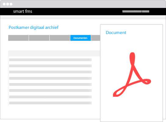 Document management systeem software voor het vastleggen van digitale client informatie
